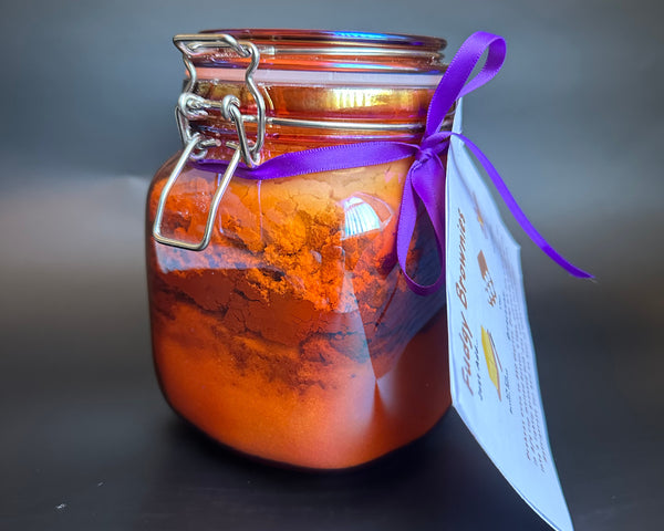 Fudge Brownies in a Jar