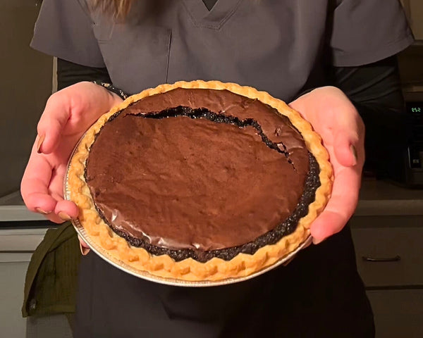 Quick Brownie Pie